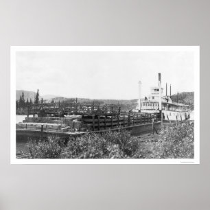 Póster Río Yukón 1914