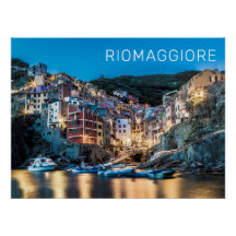 Riomaggiore Cinque Terre La Spezia Italia Panorama