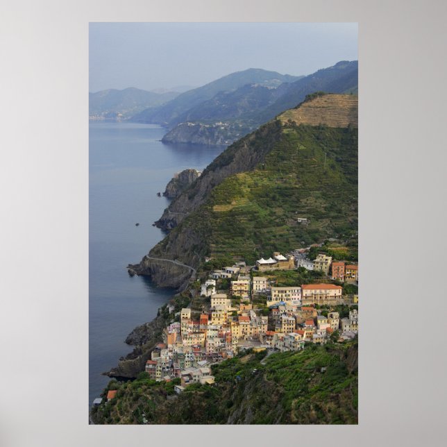 Póster Riomaggiore y Cinque Terre, Italia (Frente)