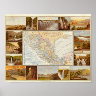 Póster Ríos de México