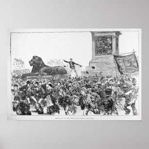 Póster Riots in the West End of London