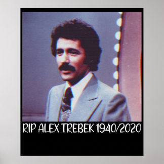 Póster rip alex trebek