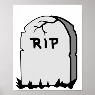 Póster Rip Head stone