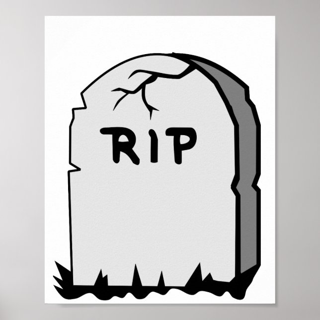 Póster Rip Head stone (Frente)
