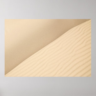 PÓSTER RIPPLES EN LAS ARENAS SECAS DE UN DESIERTO AÉREO B