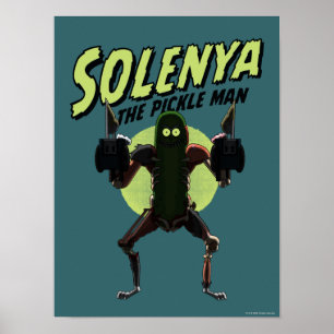 Póster RIQUEZA Y MORTY™  Solenya - El hombre de la poll