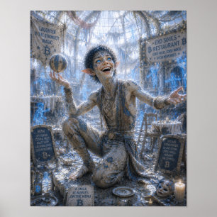 Póster Risa alegre / Acróbata de circo / Restaurante