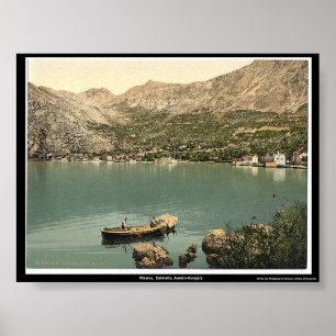 Póster Risano, Dalmacia, Austro-Hungría