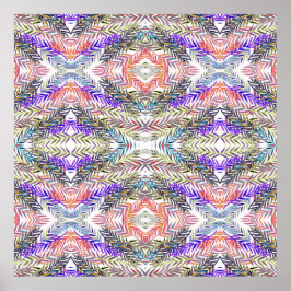 Póster Riscos Coloridos