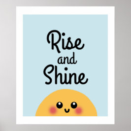Póster Rise and shine poster