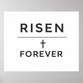 Póster Risen + Forever Pegatina 