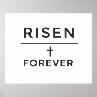 Póster Risen + Forever Sticker