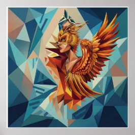 Póster Rising Phoenix – Modern Art Poster