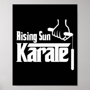 Póster Rising Sun Karate Nunchuck