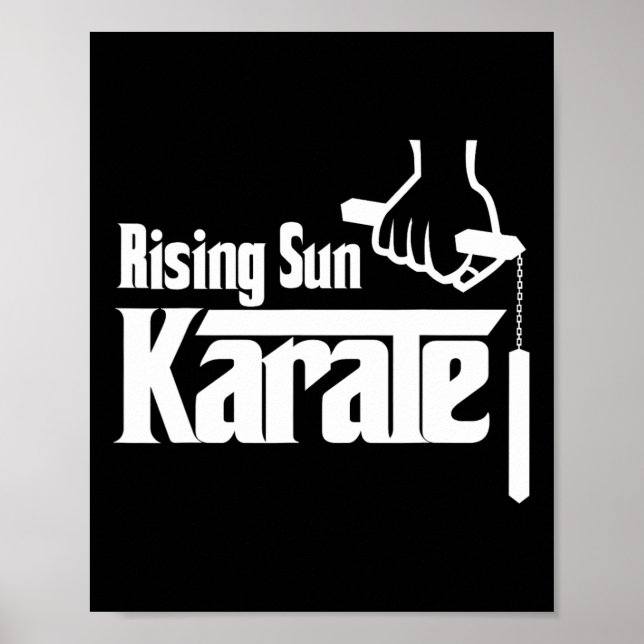 Póster Rising Sun Karate Nunchuck (Frente)