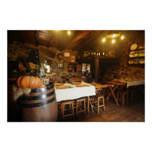 PÓSTER RISTAURANTE DEL MUNDO ANTIGUO