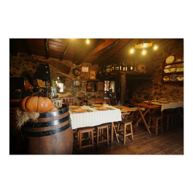 PÓSTER RISTAURANTE DEL MUNDO ANTIGUO (Anverso)