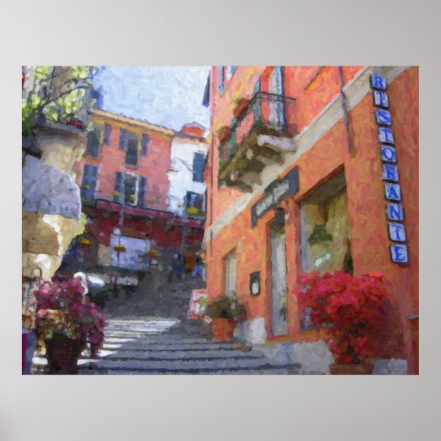Póster Ristorante Bilacus, Poster Bellagio (Frente)