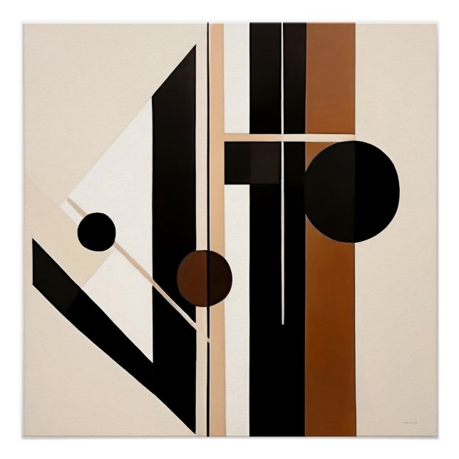 Póster Ritmo abstracto (Anverso)