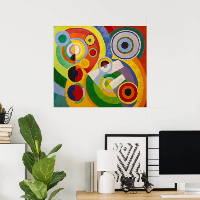 Póster Ritmo, alegría de la vida | Robert Delaunay | (Oficina en casa)
