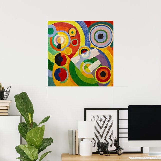 Póster Ritmo, alegría de vida | Robert Delaunay | (Oficina en casa)