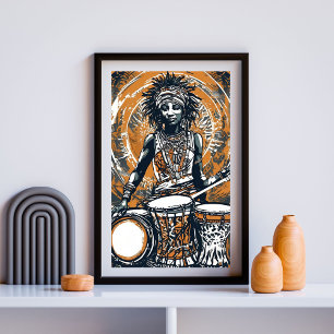 Póster Ritmo de la Tribu del Sol