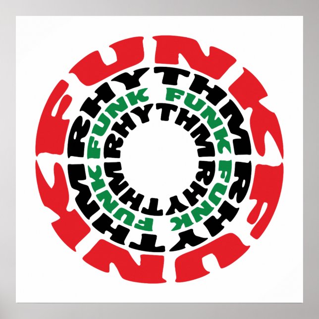 Póster Ritmo Funk Funk Rhythm (Frente)