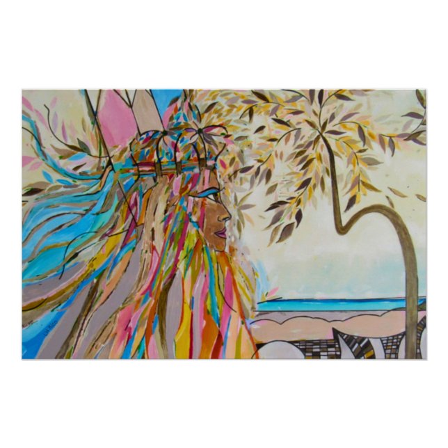 Póster Ritmo Guerreiro (Anverso)