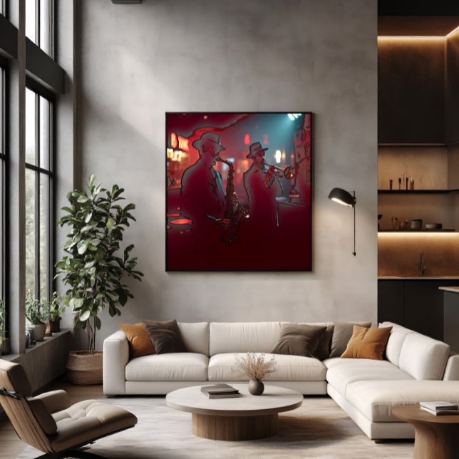 Póster Ritmo nocturno energía de jazz (Subido por el creador)