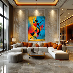 Póster Ritmo Orbital – Geométrico Abstracto Moderno
