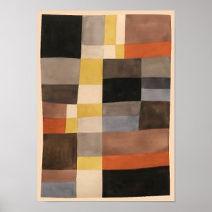 Póster Ritmo vertical-horizontal   Sophie Taeuber-Arp