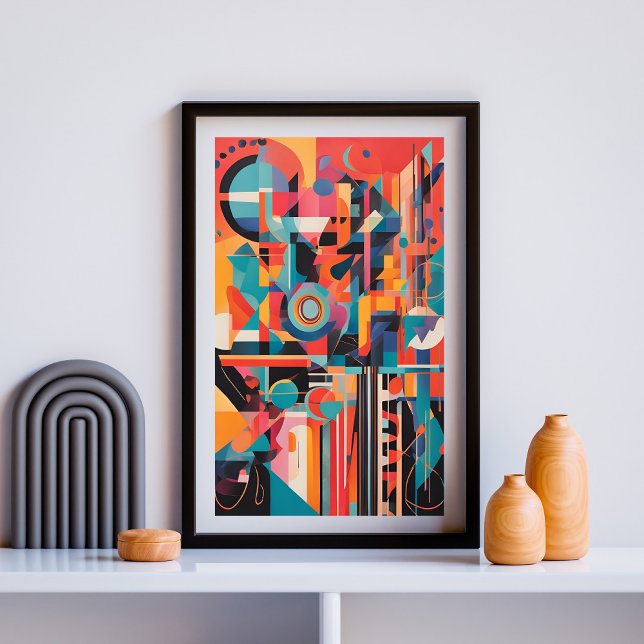 Póster Ritmos de Geometría de Neón (Subido por el creador)