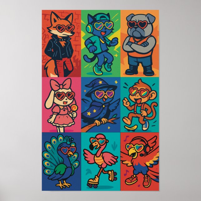 Póster Ritmos y Bestias (Frente)