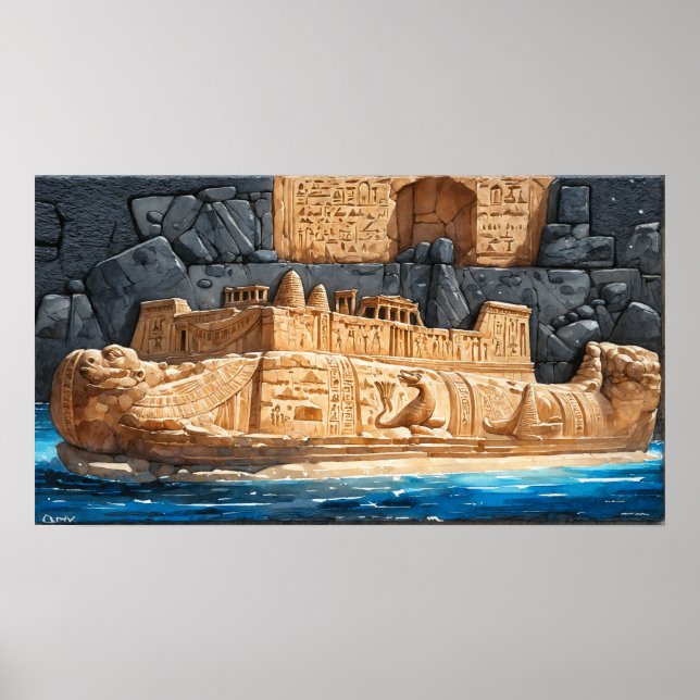 Póster Ritos Funerarios de los Faraones (Frente)