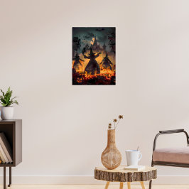 Póster Ritual de la Hora Bruja – Danza de Fuego de las Tr