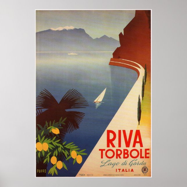 Póster Riva Torbole, Lago di Garda (Frente)