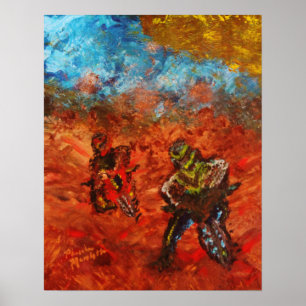 Póster "Rivalidad entre hermanos"