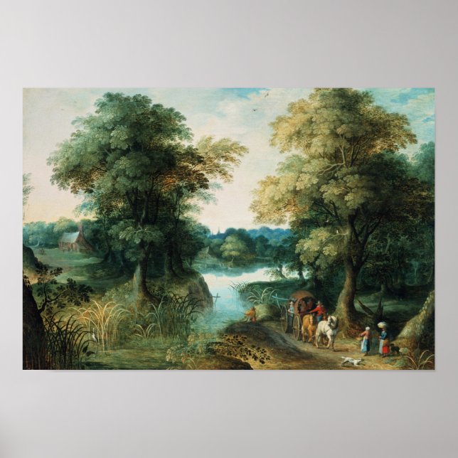 Póster River Landscape (Frente)