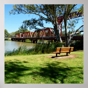 Póster River Murray, Australia, The Bridge, Poster