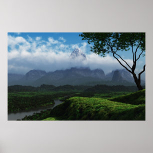 Póster River Valley (sin frontera)
