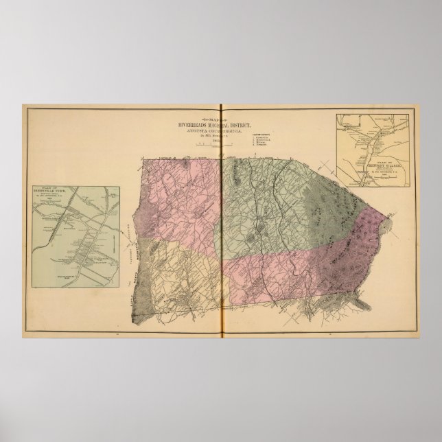 Póster Riverheads, Condado de Augusta (Frente)