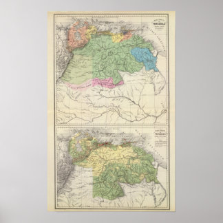 Póster Rivers and Agriculture of Venezuela