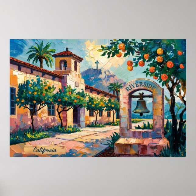 Póster Riverside California (Frente)