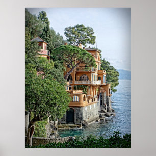 Póster Riviera italiana - Portofino, Poster italiano