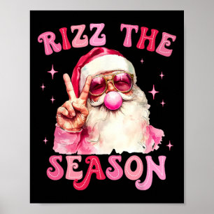 Póster Rizz La Temporada Santa Rosa Bomba de Goma Rizzmas