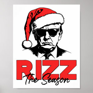 Póster Rizz Los Navidades De Temporada Humorous Trump 202
