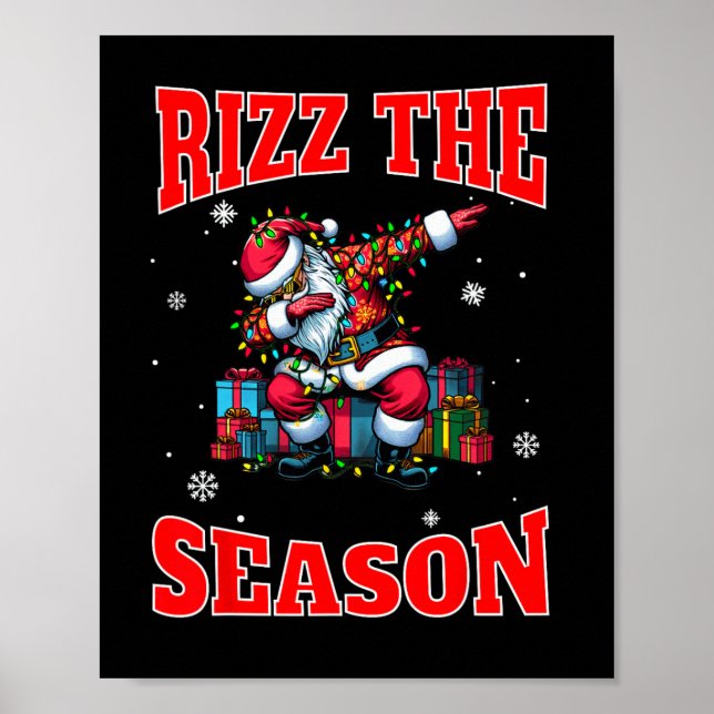 Póster Rizz The Season Funny Middle School Gen Alpha Chri (Frente)