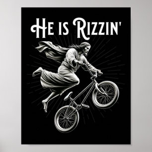 Póster Rizzler Consiguiendo Aire Gracioso Rizz Es Rizzin 