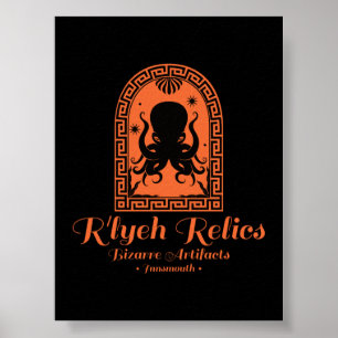 Póster R'lyeh Relics Innsmouth Antiques