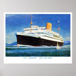Póster RMS Alcantara